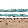Dyed Natural Crackle Turquoise Beads Strands G-K365-G03-02-7