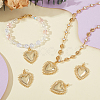 8Pcs Rack Plating Brass Pendants KK-BC0015-54-4