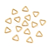 Brass Triangle Linking Ring X-KK-WH0031-08G-2