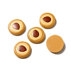 Opaque Resin Biscuits Cabochons RESI-WH0035-41G-1