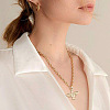 40Pcs 2 Colors Brass Pendants KK-AR0003-32-6
