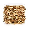 Ion Plating(IP) 304 Stainless Steel Paperclip Chains CHS-D030-02G-2