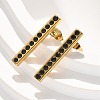 304 Stainless Steel Stud Earrings EJEW-F361-05G-4