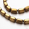 Electroplate Non-magnetic Synthetic Hematite Bead Strands G-F300-40A-03-1