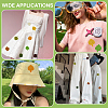 48Pcs 8 Colors Computerized Embroidery Cloth Hot Melt Adhesive Patches DIY-FG0007-93-5
