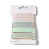 Polyester & Polycotton Ribbons Sets SRIB-P022-01D-05-4