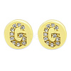 Brass Micro Pave Clear Cubic Zirconia Beads KK-T030-LA843-GX3-1