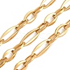 201 Stainless Steel Oval Link Chains CHS-H118-18G-1