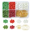 DIY Christmas Theme Earring Making Kit DIY-YW0007-41-1