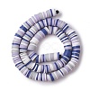 Handmade Polymer Clay Beads Strands CLAY-R089-8mm-T010-7