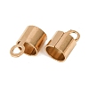Ion Plating(IP) 304 Stainless Steel Fold Over Crimp Cord Ends STAS-P434-05F-G-2