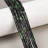 Natural Ruby in Zoisite Beads Strands G-P600-B09-01-1