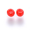 8/0 Baking Paint Glass Round Seed Beads SEED-S036-01B-15-2