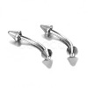 304 Stainless Steel Eyebrow Rings WG689B5-18-1