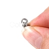 Tarnish Resistant 304 Stainless Steel Lobster Claw Clasps X-STAS-M262-01-9mm-3