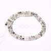Natural Black Rutilated Quartz Beads Strands G-F509-34-3mm-2
