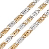 Two Tone 304 Stainless Steel Lumachina Chains CHS-P028-01A-1