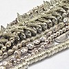 Mixed Tibetan Style Alloy Beads Strands TIBEB-O007-27-NR-4