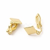Alloy Clip-on Earring Findings PALLOY-M208-04G-1