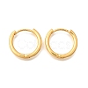 Brass Huggie Hoop Earrings EJEW-G465-01G-4