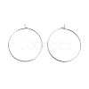 Brass Hoop Earring Findings LS-KK-R112-038D-1