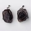 Natural Smoky Quartz Pendants G-G884-A03-1