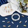 180Pcs 2 Colors 3-Hole Iron Grade A Rhinestone Bridge Spacers RB-BBC0001-03-4