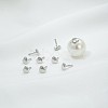 Heart Brass Head Pins KK-U051-02P-01-1
