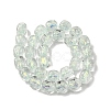 Handmade Foil Lampwork Beads Strands FOIL-C002-01E-2