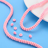 Handmade Polymer Clay Beads Strands CLAY-N008-118-7