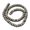 Natural Green Wood Lace Stone Wooden Jasper Beads Strands G-A280-A29-02-3