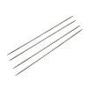 Tarnish Resistant Stainless Steel Double Pointed Knitting Needles(DPNS) TOOL-R044-350x3.25mm-1