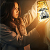 PVC Lamp Film for DIY Colorful Light Hanging Lamp Frosted Glass Jar DIY-WH0408-015-6