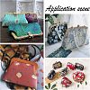 2 Sets 2 Style Non-woven Fabrics Felt Pad & Resin Net FIND-CA0002-49-5