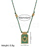 Brass and Enamel Pendant Necklaces FS-WG2CA9F-05-3