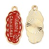 Christmas Alloy Enamel Pendants FIND-C037-02B-G-1