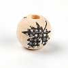 Natural Wood Beads WOOD-TAC0007-45D-1