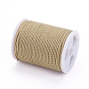 Round Waxed Polyester Cord YC-G006-01-1.0mm-20-2