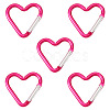 5Pcs Zinc Alloy Spring Gate Rings FIND-TA0009-73H-2