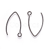 304 Stainless Steel Earring Hooks Ion Plating(IP) STAS-L216-03A-B-1