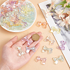 96Pcs 8 Colors Transparent AB Color Acrylic Beads TACR-GO0001-02-3