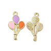 Alloy Enamel Pendants ENAM-B050-10G-02-1