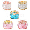5Pcs 5 Colors Rack Plating Alloy European Beads MPDL-TADJ0001-03-2