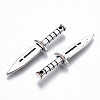 Tibetan Style Alloy Pendants TIBE-S323-089AS-RS-2