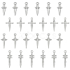 24Pcs 4 Styles 304 Stainless Steel Pendants STAS-UN0060-02-1