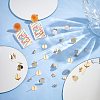 50Pcs 304 Stainless Steel Stud Earring Findings STAS-UN0059-21B-2