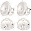 8Pcs 925 Sterling Silver Ear Nuts STER-BBC0007-46-1