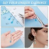 Brass Hoop Earring Findings with Latch Back Closure ZIRC-F052-29P-3