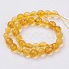 Natural Quartz Crystal Beads Strands G-G099-F8mm-19-2