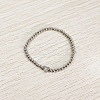 304 Stainless Steel Beads Stretch Bracelets for Women FS-WGC4F34-11-1